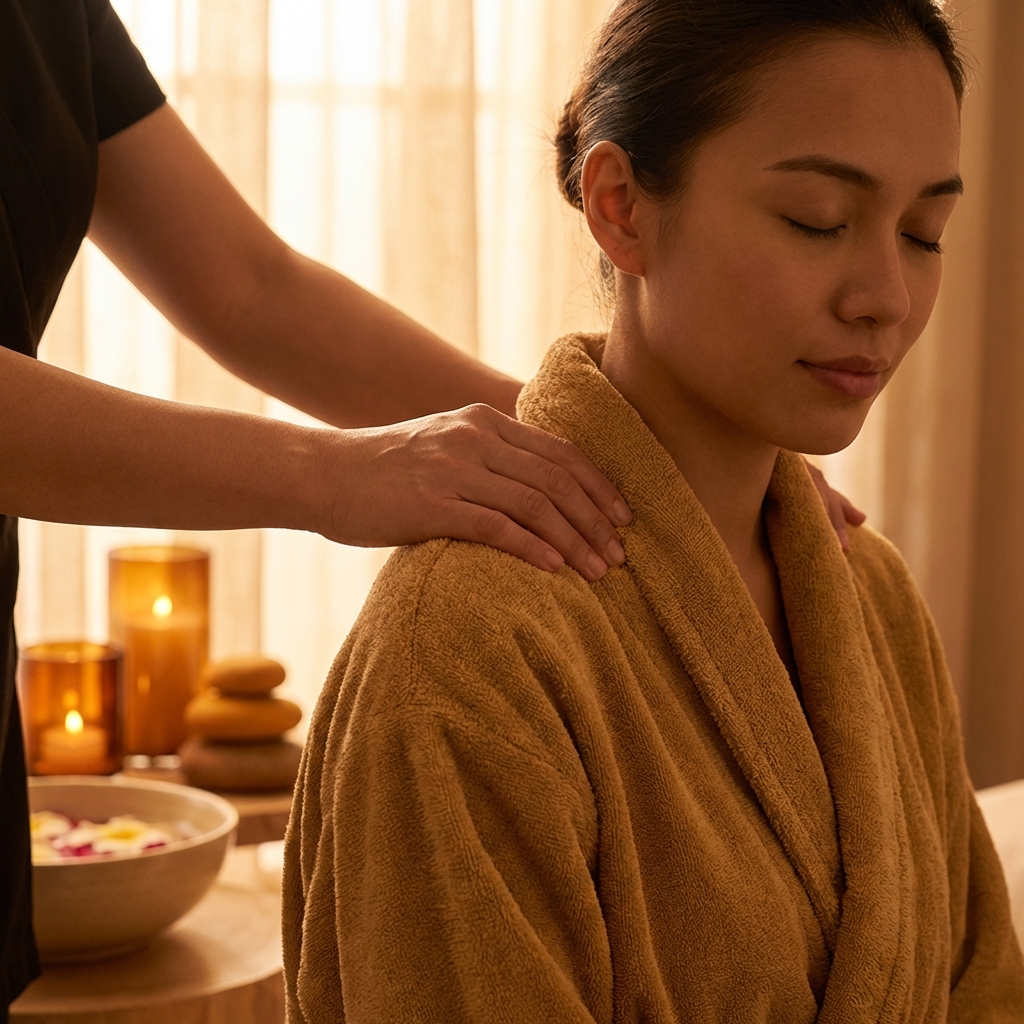 Hoved og Skuldre Massage